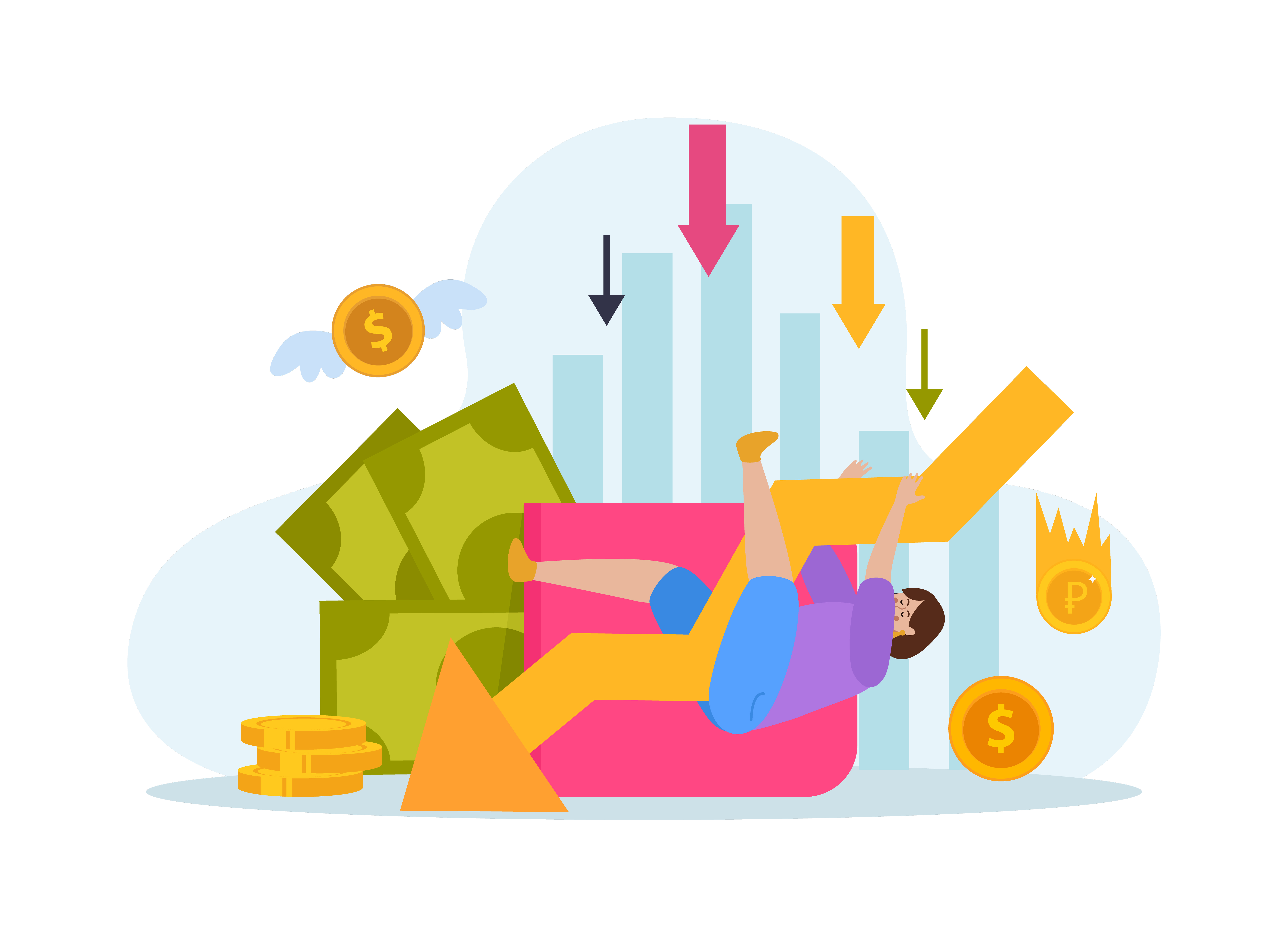 Financial crisis business failure flat concept with falling person images of coins banknotes and arrows down vector illustration SSUCv3H4sIAAAAAAACA3VRwWrDMAz9FaFzWDd2y3HQDQaDsh3LDoqjZKKOHSw72Sj59yltA7vsJr33JD89n7EhFYf1GcX7ojlRlhiwfqiQW8kxCXms75cKNVMuympa6xxl7o299NuS43nFscanohJYdfcsgYJjtPHSGPEm6th7ChyL4lJtAweOo/9X9lkh9Rzcz/q2PZ7YM12sHI06zZnTcPM1ScvxWlJpZS1xio688Y+rb7sxDivaJxq/xCWZOK19y+qswKtlOxuMU1FobsdAR+JLYug8ZXDR7hozzJK/jPFeQg8jJ40BZDC7CrEzlQTbQOEUYjaIQguUUpwV2jgHmNhZxvA3+zvYW/DUeIb94eMy8c6hZVMFeD28QBfTYKFVmL/X6LC6ZXjdpbubs0J+t1nfMDVxPNnvLsvyCzR2pw/7AQAA