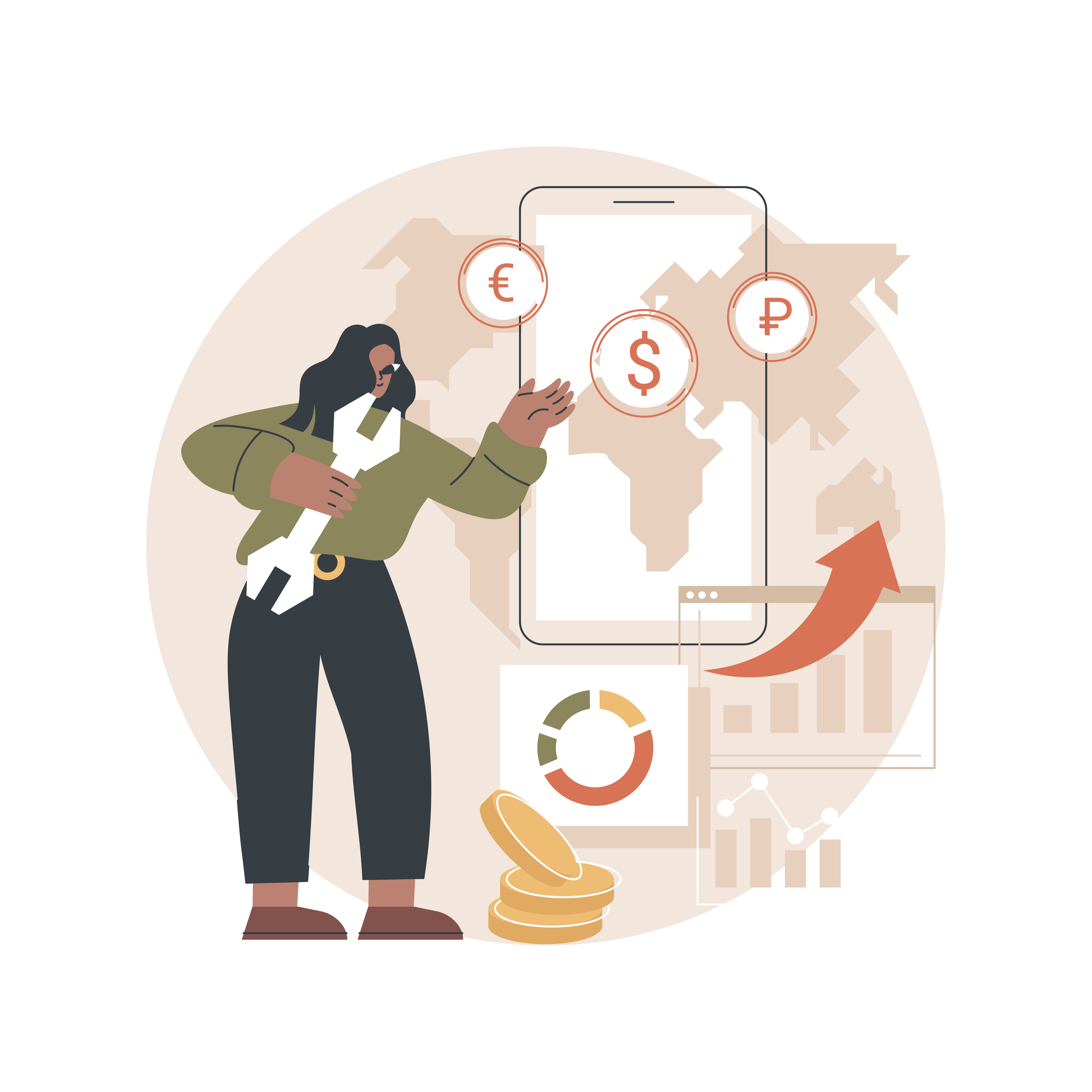 Core banking IT system abstract concept vector illustration. Financial transaction, business software, core banking IT service, back-end system, manage account, clients deposit abstract metaphor.
