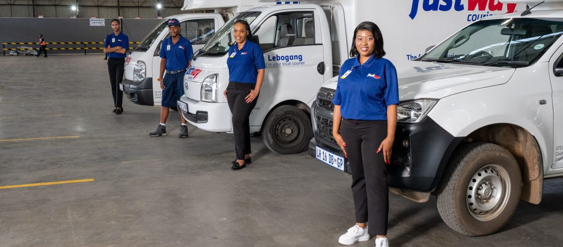 Fastway_fleet in depot