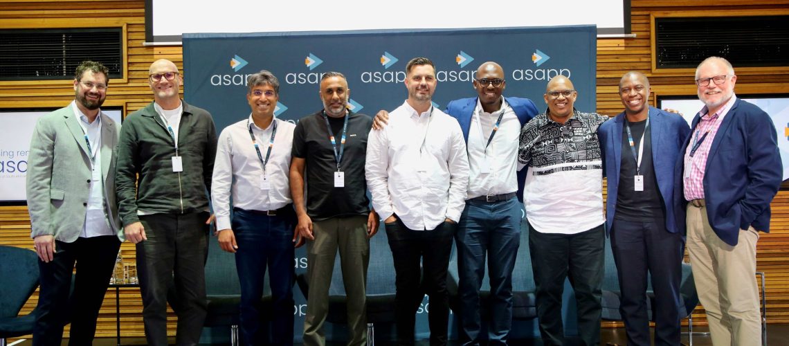 The original 8 ASAPP founders at the launch of the industry body in early 2025