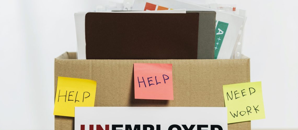 arrangement-with-box-unemployed-sign
