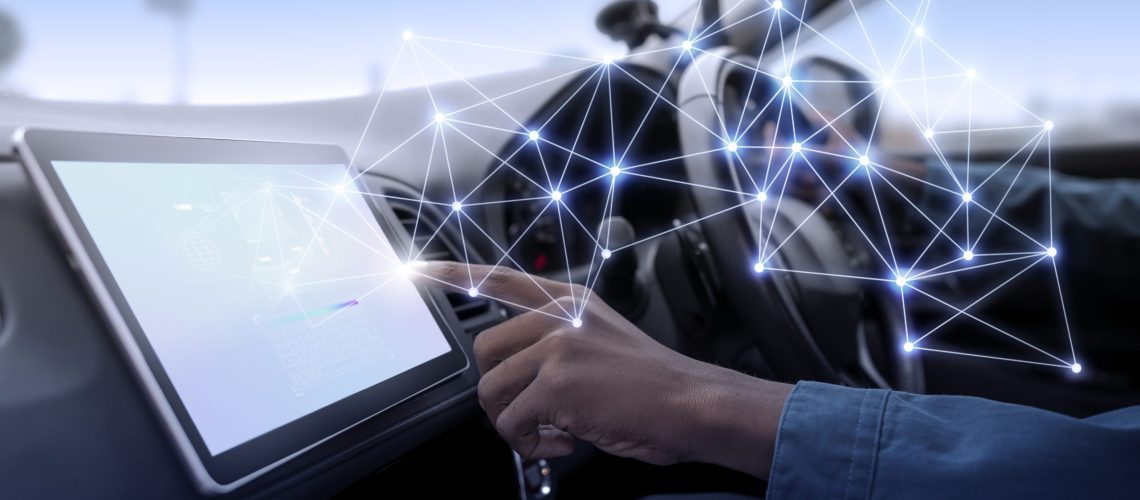 Gps system in a smart car